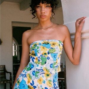 Princess Polly Floral Strapless Skirt Set!